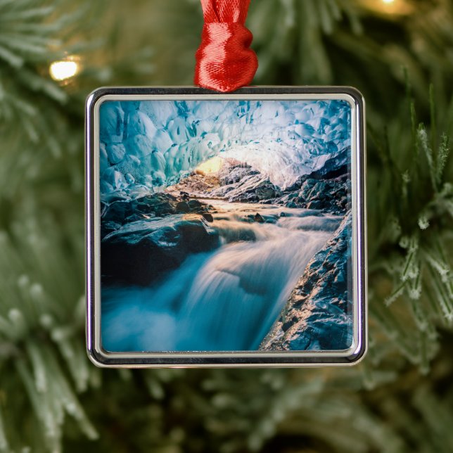 Adorno Metálico Cataratas | Glaciar Vatnajokull, Islandia oriental (Árbol)