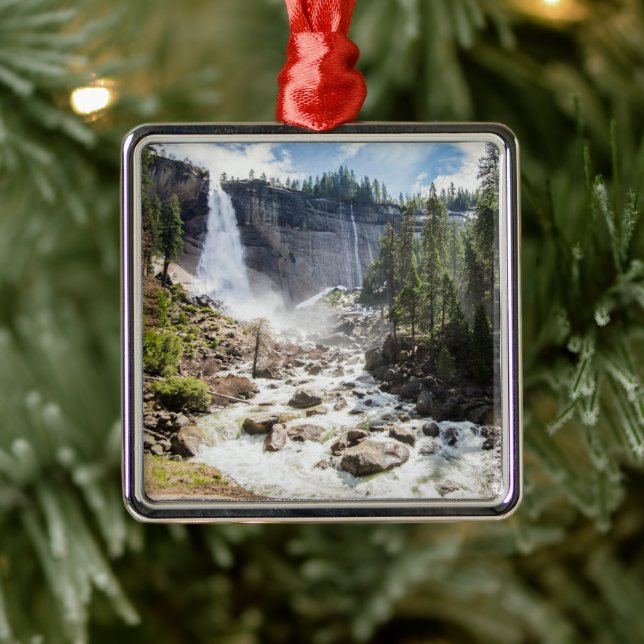Adorno Metálico Cataratas | Nevada Fall, Yosemite, CA (Árbol)