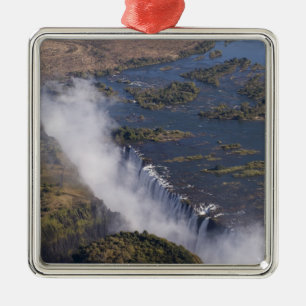 Adorno Metálico Cataratas Victoria, río Zambesi, Zambia - Zimbabue