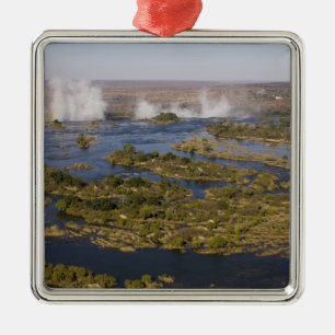 Adorno Metálico Cataratas Victoria, río Zambesi, Zambia - Zimbabue