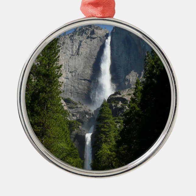 Adorno Metálico Cataratas Yosemite II del Parque Nacional Yosemite (Frente)