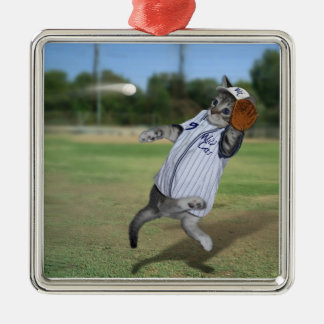 Adorno Metálico ¡Catcher de gato en el campo exterior!