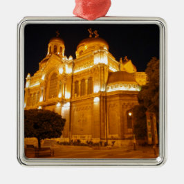 Adorno Metálico Catedral de Varna de Noche