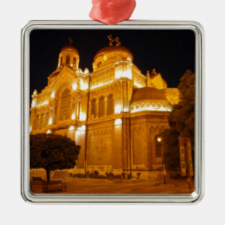 Adorno Metálico Catedral de Varna de Noche