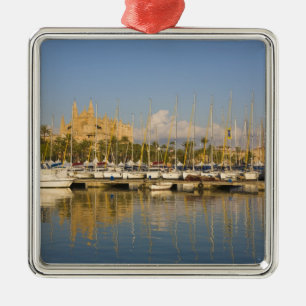 Adorno Metálico Catedral y marina, Palma, Mallorca, España