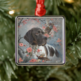 Adorno Metálico Caza de faisanes con punteros, arte