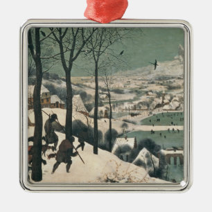Adorno Metálico Cazadores en la nieve - enero de 1565