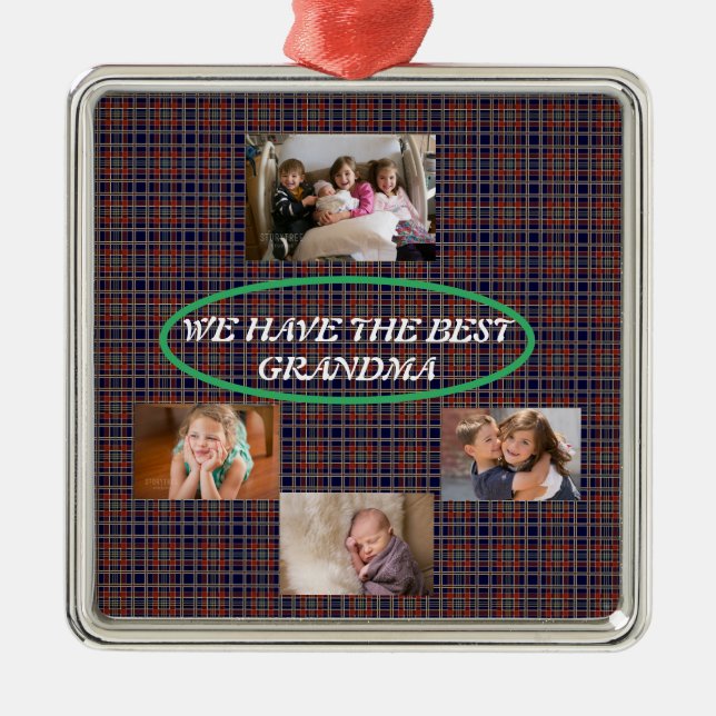 Adorno Metálico Celebra a tu abuela especial (Frente)