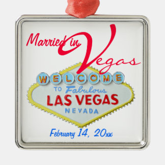 Adorno Metálico Celebración de la boda de Las Vegas Nevada