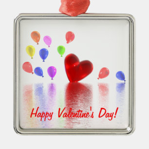 Adorno Metálico Celebración del día de San Valentín