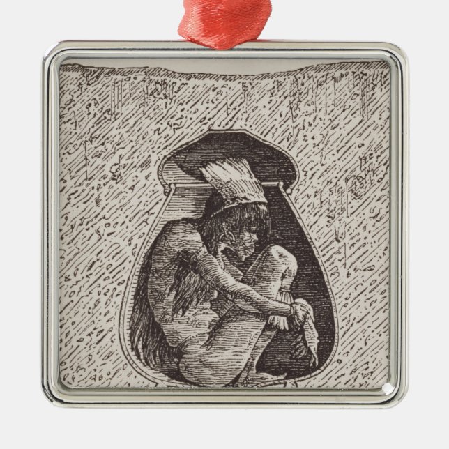 Adorno Metálico Cementerio indio viejo (Frente)