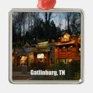 Adorno Metálico Centro de Gatlinburg, Tennessee