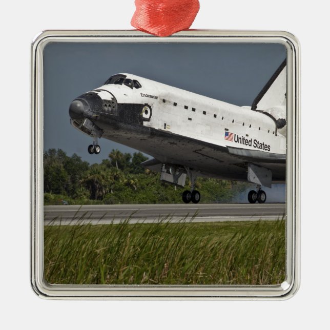 Adorno Metálico Centro espacial Kennedy del aterrizaje del lanzado (Frente)
