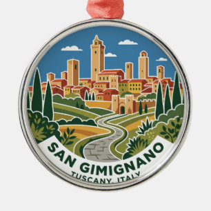 Adorno Metálico Centro histórico de San Gimignano Italia