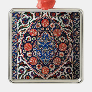 Adorno Metálico Cerámica turca tribal étnica floral del mosaico de