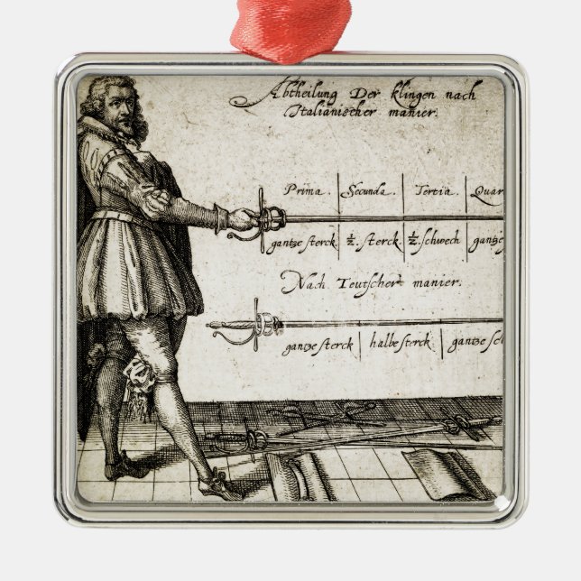 Adorno Metálico Cercado del renacimiento (Frente)