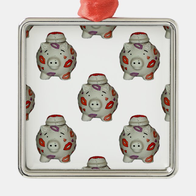 Adorno Metálico Cerdo labial Adorable (Frente)