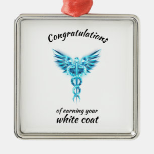 Adorno Metálico Ceremonia de Cocina Blanca Crystal Medical