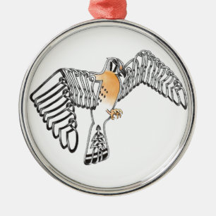 Adorno Metálico Cernícalo