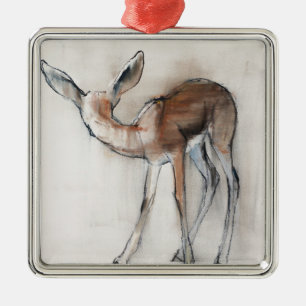 Adorno Metálico Cervatillo del Gazelle