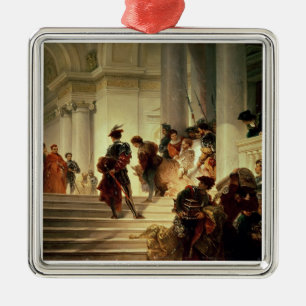 Adorno Metálico Cesare Borgia que sale del Vatican