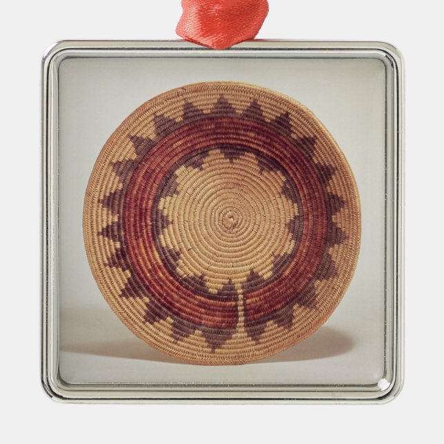 Adorno Metálico Cesta de Hopi (Frente)