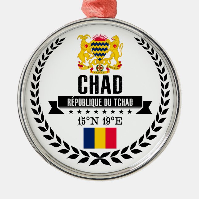 Adorno Metálico Chad (Frente)