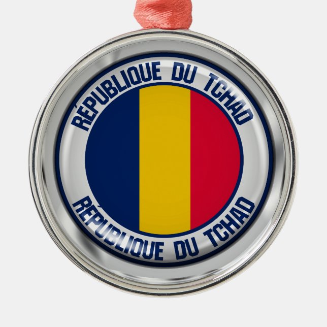 Adorno Metálico Chad Round Emblem (Frente)