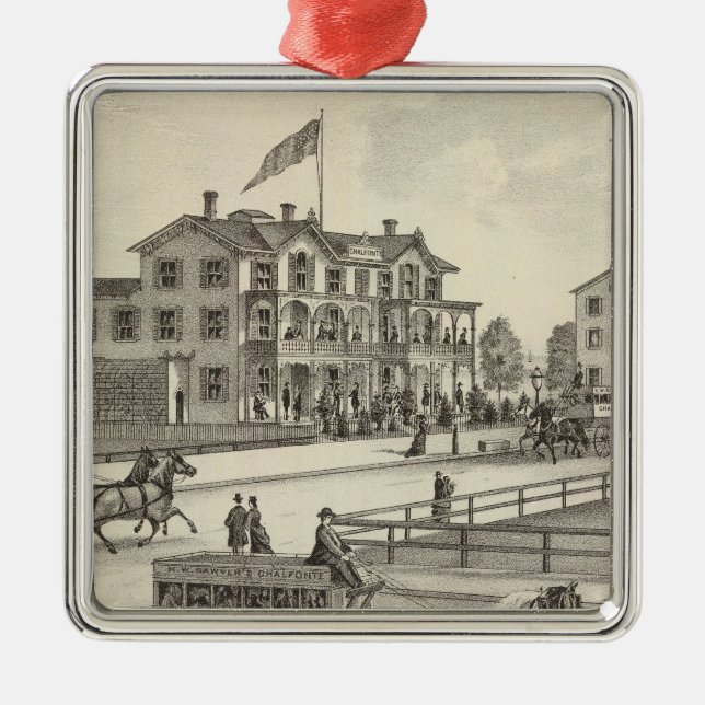 Adorno Metálico Chalfonte, ciudad de Cape May, New Jersey (Frente)