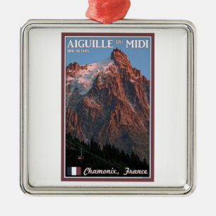 Adorno Metálico Chamonix - Aiguille du Midi