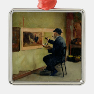Adorno Metálico Charles Felipe Gevens, suegro del artista