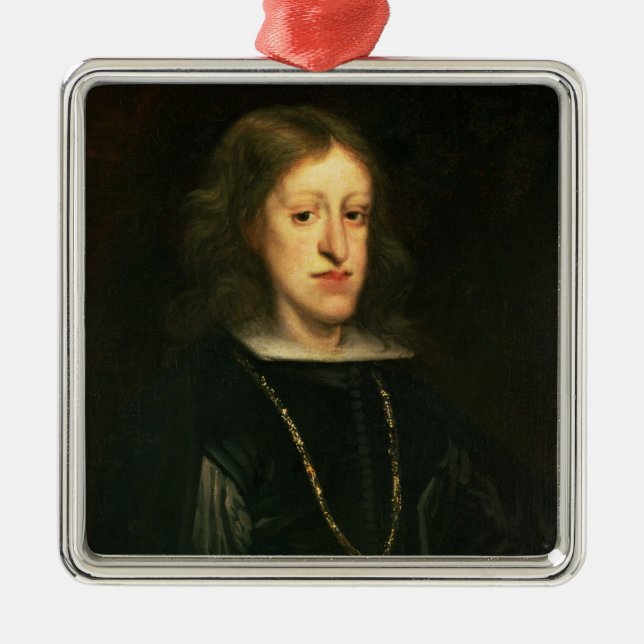 Adorno Metálico Charles II de España (Frente)
