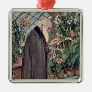 Adorno Metálico Charles Roberto Darwin