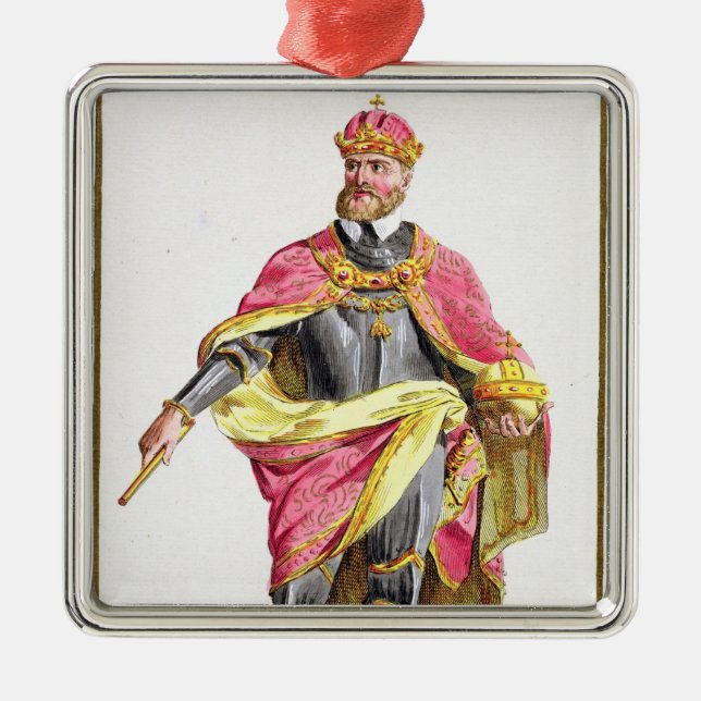 Adorno Metálico Charles V (1500-58) de 'DES Estampes de Receuil, (Frente)