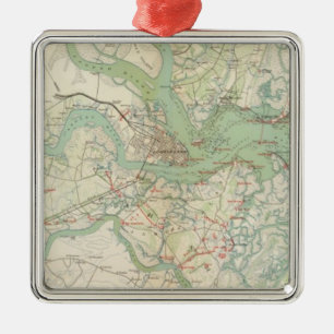 Adorno Metálico Charleston, defensas