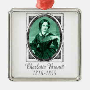 Adorno Metálico Charlotte Brontë
