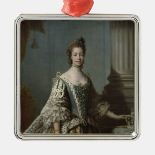 Adorno Metálico Charlotte Sophia de Mecklenburg-Strelitz, 1762