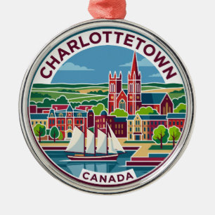Adorno Metálico Charlottetown Canadá