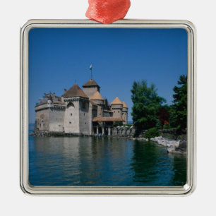 Adorno Metálico Chateau Chillon, Lago Ginebra, Cantón Vaud,