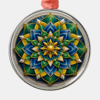 Adorno Metálico Chaveiro Mandala Luxo - 01