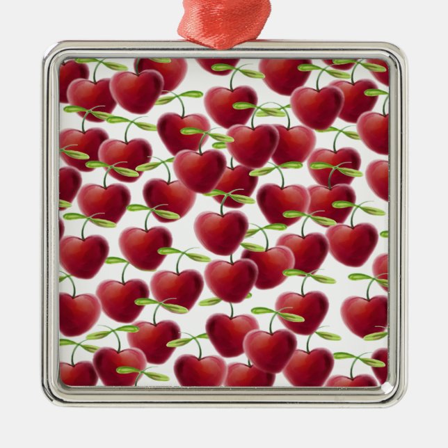 Adorno Metálico Cherry Pie (Frente)