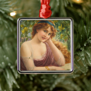 Adorno Metálico Chica de Lemon Tree (1913)