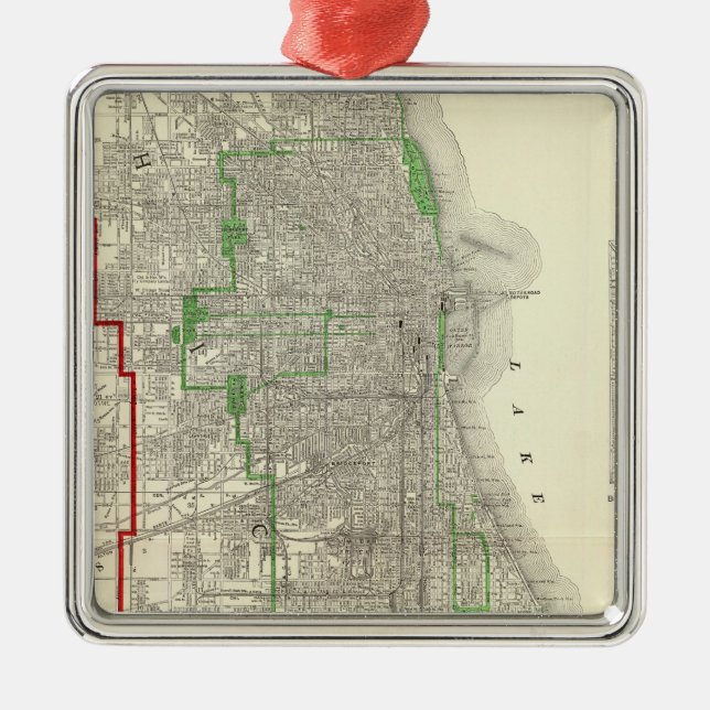 Adorno Metálico Chicago (Frente)