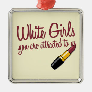 Adorno Metálico Chicas blancos