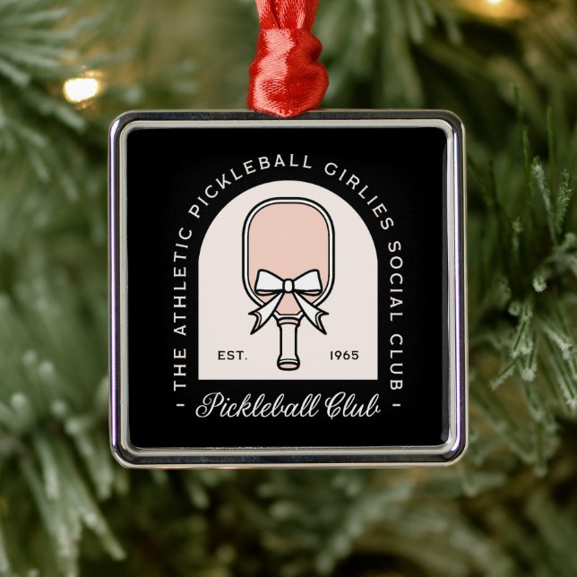 Adorno Metálico Chicas de pelota escuadrón del club elegante estét (Árbol)