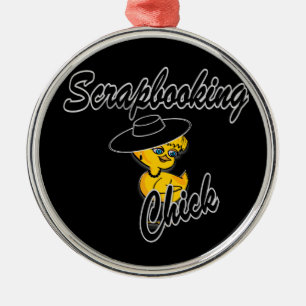 Adorno Metálico Chick de Scrapbooking #4