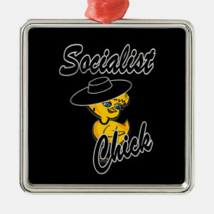 Adorno Metálico Chick socialista #4