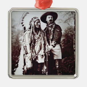 Adorno Metálico Chief Sitting Bull (1831-90) de gira con Buffalo