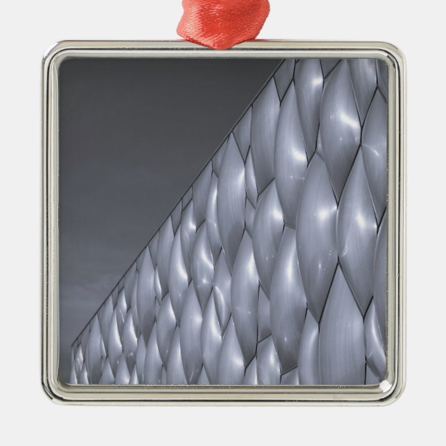 Adorno Metálico China, Pekín. Centro Nacional de Acuática (Frente)