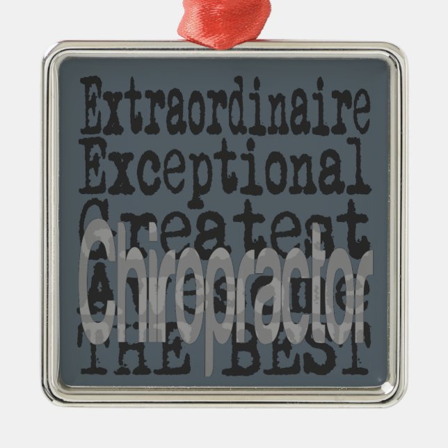 Adorno Metálico Chiropráctico Extraordinario (Frente)